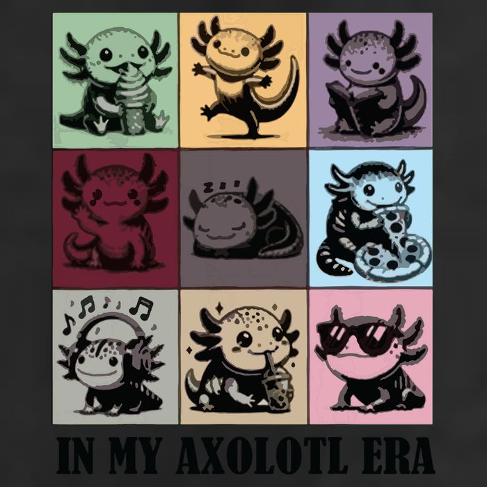 Funny Axolotl Quote In My Axolotl Era Graphic Cool Axolotl 25L Jumbo Tote