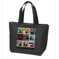 Funny Axolotl Quote In My Axolotl Era Graphic Cool Axolotl Zip Tote Bag