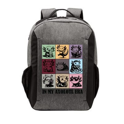 Funny Axolotl Quote In My Axolotl Era Graphic Cool Axolotl Vector Backpack