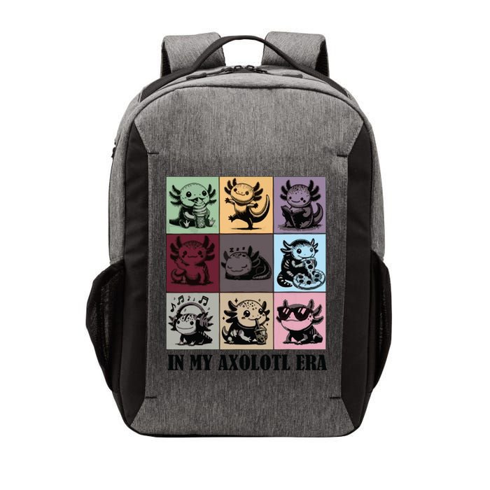 Funny Axolotl Quote In My Axolotl Era Graphic Cool Axolotl Vector Backpack