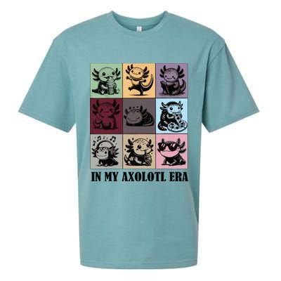 Funny Axolotl Quote In My Axolotl Era Graphic Cool Axolotl Sueded Cloud Jersey T-Shirt