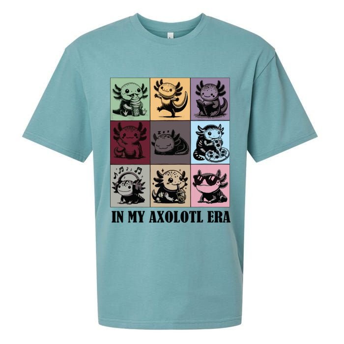 Funny Axolotl Quote In My Axolotl Era Graphic Cool Axolotl Sueded Cloud Jersey T-Shirt