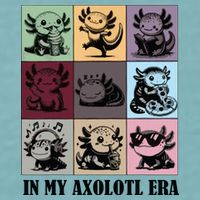 Funny Axolotl Quote In My Axolotl Era Graphic Cool Axolotl Sueded Cloud Jersey T-Shirt