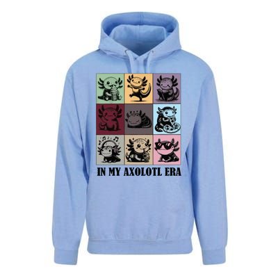 Funny Axolotl Quote In My Axolotl Era Graphic Cool Axolotl Unisex Surf Hoodie