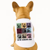 Funny Axolotl Quote In My Axolotl Era Graphic Cool Axolotl Doggie Tank