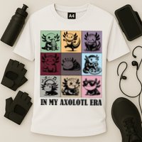 Funny Axolotl Quote In My Axolotl Era Graphic Cool Axolotl Performance Shirt