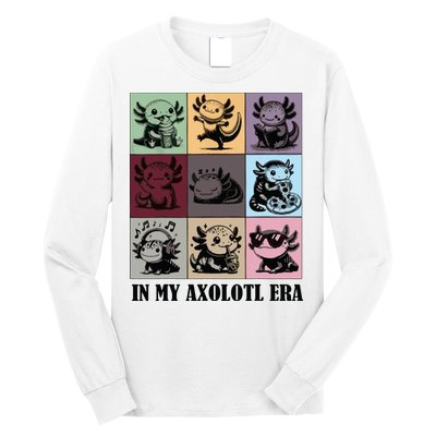 Funny Axolotl Quote In My Axolotl Era Graphic Cool Axolotl Long Sleeve Shirt