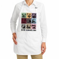 Funny Axolotl Quote In My Axolotl Era Graphic Cool Axolotl Apron