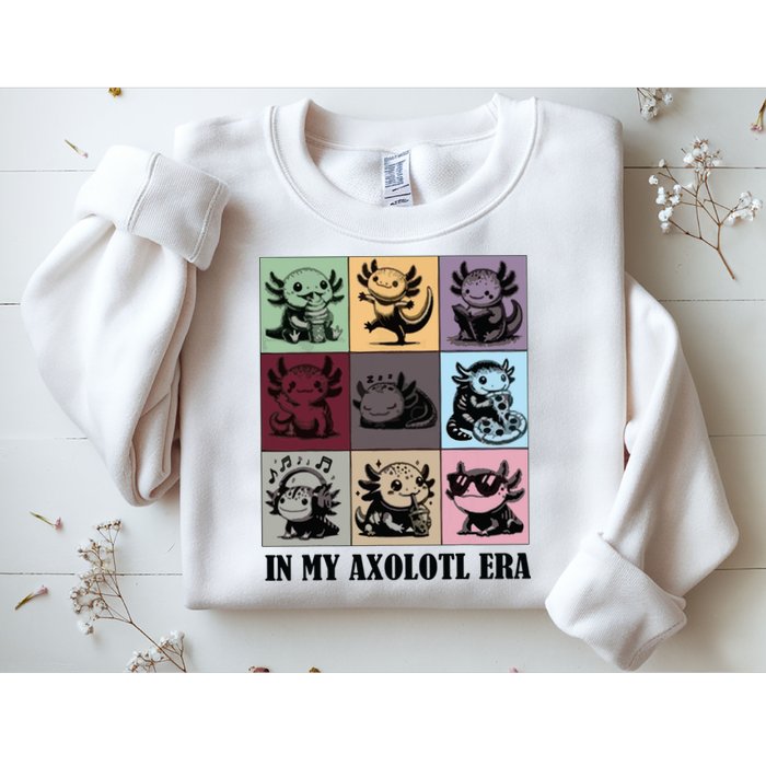 Funny Axolotl Quote In My Axolotl Era Graphic Cool Axolotl Sweatshirt