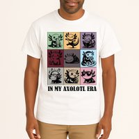 Funny Axolotl Quote In My Axolotl Era Graphic Cool Axolotl Tall T-Shirt