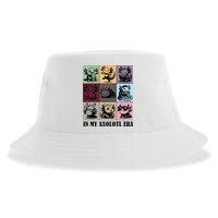Funny Axolotl Quote In My Axolotl Era Graphic Cool Axolotl Sustainable Bucket Hat