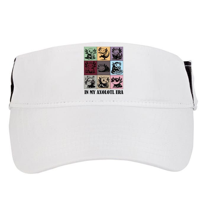 Funny Axolotl Quote In My Axolotl Era Graphic Cool Axolotl Adult Drive Performance Visor