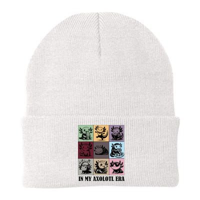 Funny Axolotl Quote In My Axolotl Era Graphic Cool Axolotl Beanie