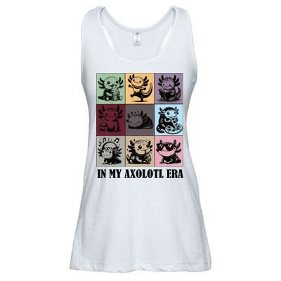 Funny Axolotl Quote In My Axolotl Era Graphic Cool Axolotl Ladies Essential Flowy Tank