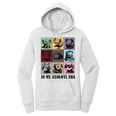 Funny Axolotl Quote In My Axolotl Era Graphic Cool Axolotl Women's Pullover Hoodie