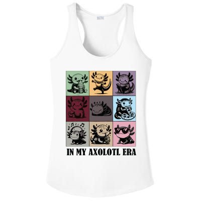 Funny Axolotl Quote In My Axolotl Era Graphic Cool Axolotl Ladies PosiCharge Competitor Racerback Tank