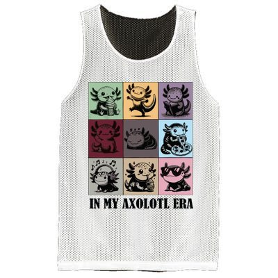 Funny Axolotl Quote In My Axolotl Era Graphic Cool Axolotl Mesh Reversible Basketball Jersey Tank
