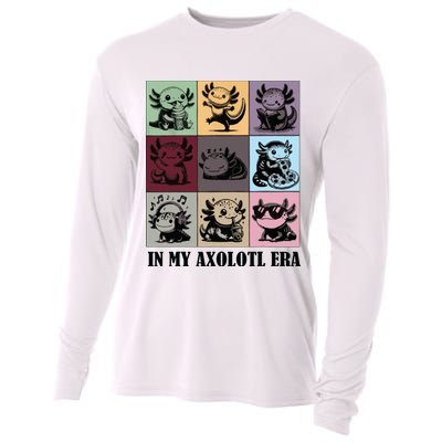 Funny Axolotl Quote In My Axolotl Era Graphic Cool Axolotl Cooling Performance Long Sleeve Crew