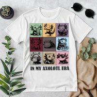 Funny Axolotl Quote In My Axolotl Era Graphic Cool Axolotl Premium T-Shirt
