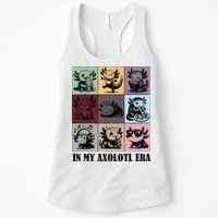 Funny Axolotl Quote In My Axolotl Era Graphic Cool Axolotl Womens Tank Top