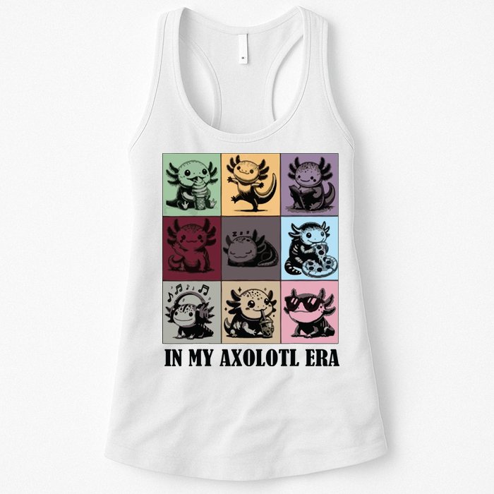 Funny Axolotl Quote In My Axolotl Era Graphic Cool Axolotl Womens Tank Top