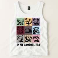 Funny Axolotl Quote In My Axolotl Era Graphic Cool Axolotl Tank Top