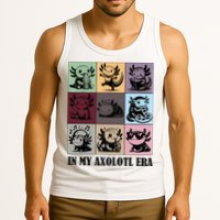 Funny Axolotl Quote In My Axolotl Era Graphic Cool Axolotl Tank Top