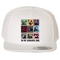 Funny Axolotl Quote In My Axolotl Era Graphic Cool Axolotl Wool Snapback Cap