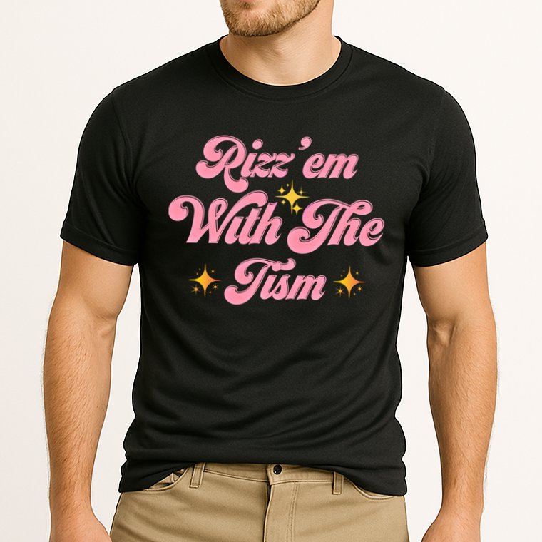 Funny Autism Quote Rizz Em With The Tism Meaningful Gift Cooling Performance Crew T-Shirt