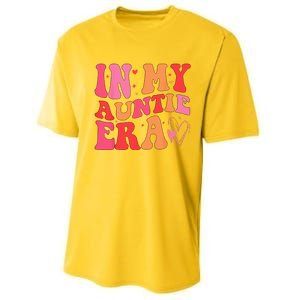 Funny Aunt Quote In My Auntie Era Niece Nephew Matching Cool Performance Sprint T-Shirt