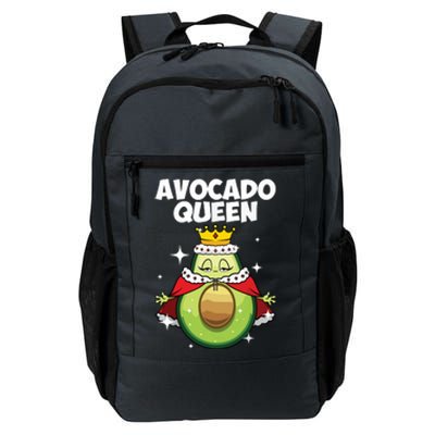 Funny Avocado Queen Gift For Girl Women Cool Avocado Lover Daily Commute Backpack