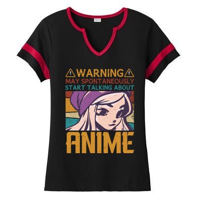 Funny Anime Quote Funny Sayings Anime Girl Quotes Retro Quote Ladies Halftime Notch Neck Tee