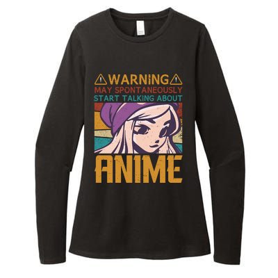 Funny Anime Quote Funny Sayings Anime Girl Quotes Retro Quote Womens CVC Long Sleeve Shirt