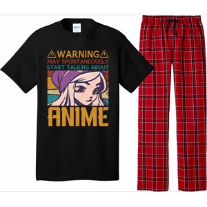 Funny Anime Quote Funny Sayings Anime Girl Quotes Retro Quote Pajama Set