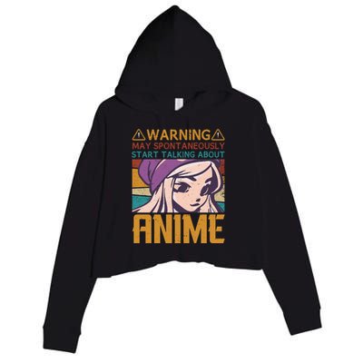 Funny Anime Quote Funny Sayings Anime Girl Quotes Retro Quote Crop Fleece Hoodie