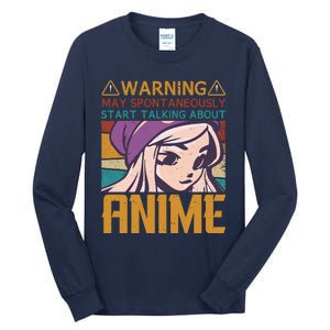 Funny Anime Quote Funny Sayings Anime Girl Quotes Retro Quote Tall Long Sleeve T-Shirt