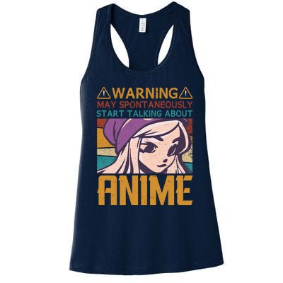 Funny Anime Quote Funny Sayings Anime Girl Quotes Retro Quote Women's Racerback Tank