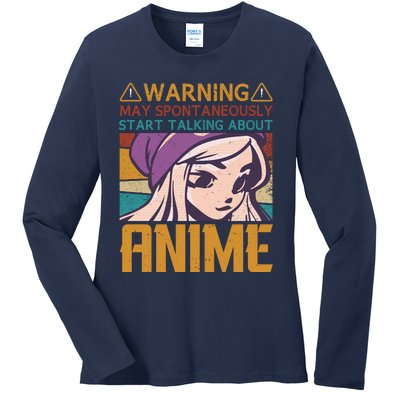 Funny Anime Quote Funny Sayings Anime Girl Quotes Retro Quote Ladies Long Sleeve Shirt