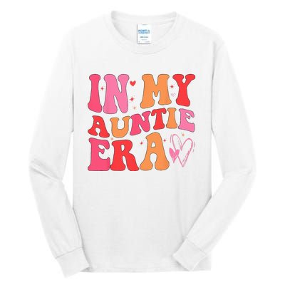 Funny Aunt Quote In My Auntie Era niece nephew matching cool Tall Long Sleeve T-Shirt