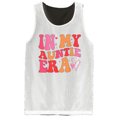 Funny Aunt Quote In My Auntie Era niece nephew matching cool Mesh Reversible Basketball Jersey Tank