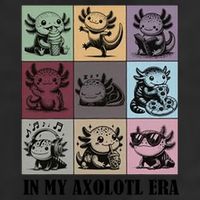 Funny Axolotl Quote In My Axolotl Era Graphic Cool Axolotl Knit Cap Winter Beanie