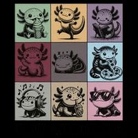 Funny Axolotl Quote In My Axolotl Era Graphic Cool Axolotl Flat Bill Trucker Hat