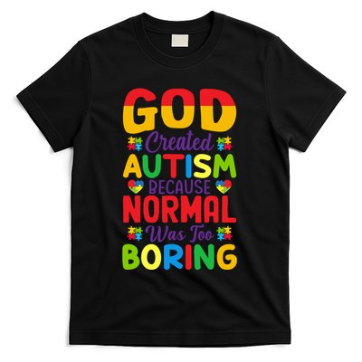 Funny Autism Quotes Motivational Autism Slogans Autism Awareness Puzzle Pieces T-Shirt