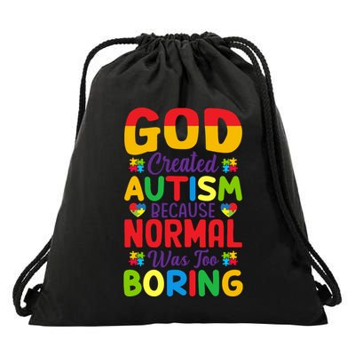 Funny Autism Quotes Motivational Autism Slogans Autism Awareness Puzzle Pieces Drawstring Bag