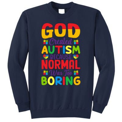 Funny Autism Quotes Motivational Autism Slogans Autism Awareness Puzzle Pieces Tall Sweatshirt