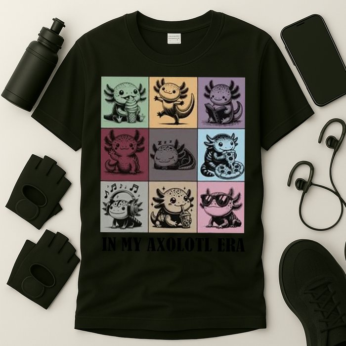 Funny Axolotl Quote In My Axolotl Era Graphic Cool Axolotl T-Shirt