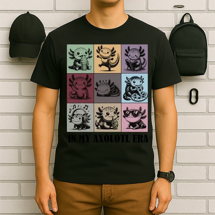 Funny Axolotl Quote In My Axolotl Era Graphic Cool Axolotl T-Shirt