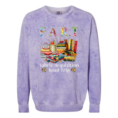 F A R T Fabric Acquisition Road Trip Colorblast Crewneck Sweatshirt