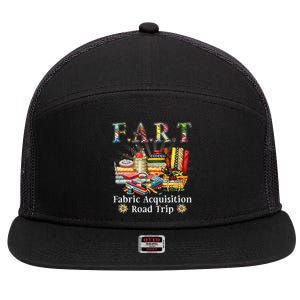 F A R T Fabric Acquisition Road Trip 7 Panel Mesh Trucker Snapback Hat