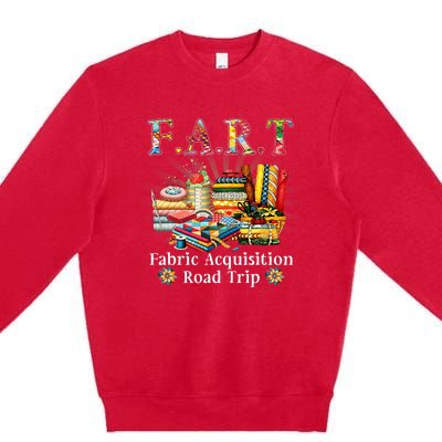 F A R T Fabric Acquisition Road Trip Premium Crewneck Sweatshirt